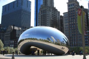 The Bean is a classic sight of Chicago.