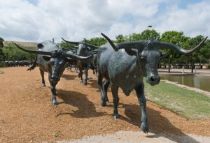 Dallas Pioneer Plaza Sculptures