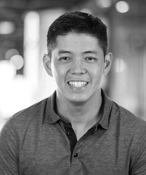 Clinical Mastery Black and White Faculty Headshot of Paul Lee